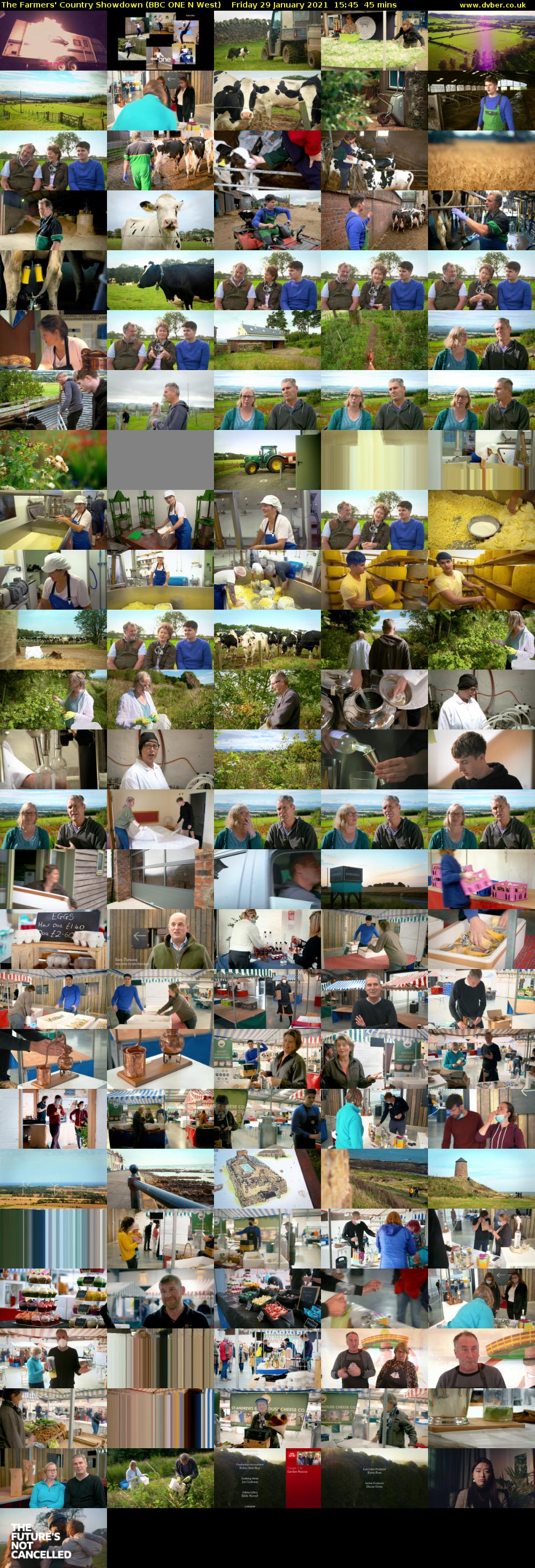 The Farmers' Country Showdown (BBC ONE N West) Friday 29 January 2021 15:45 - 16:30