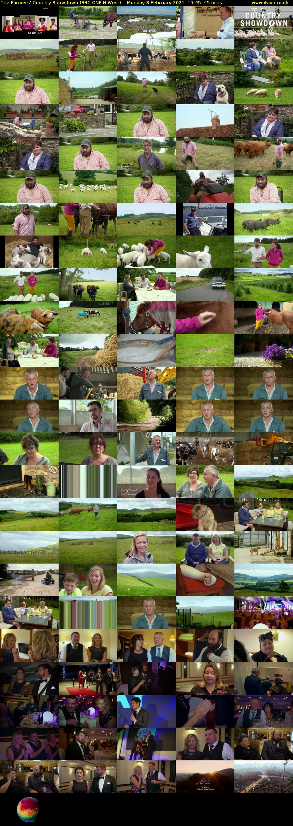 The Farmers' Country Showdown (BBC ONE N West) Monday 8 February 2021 15:45 - 16:30