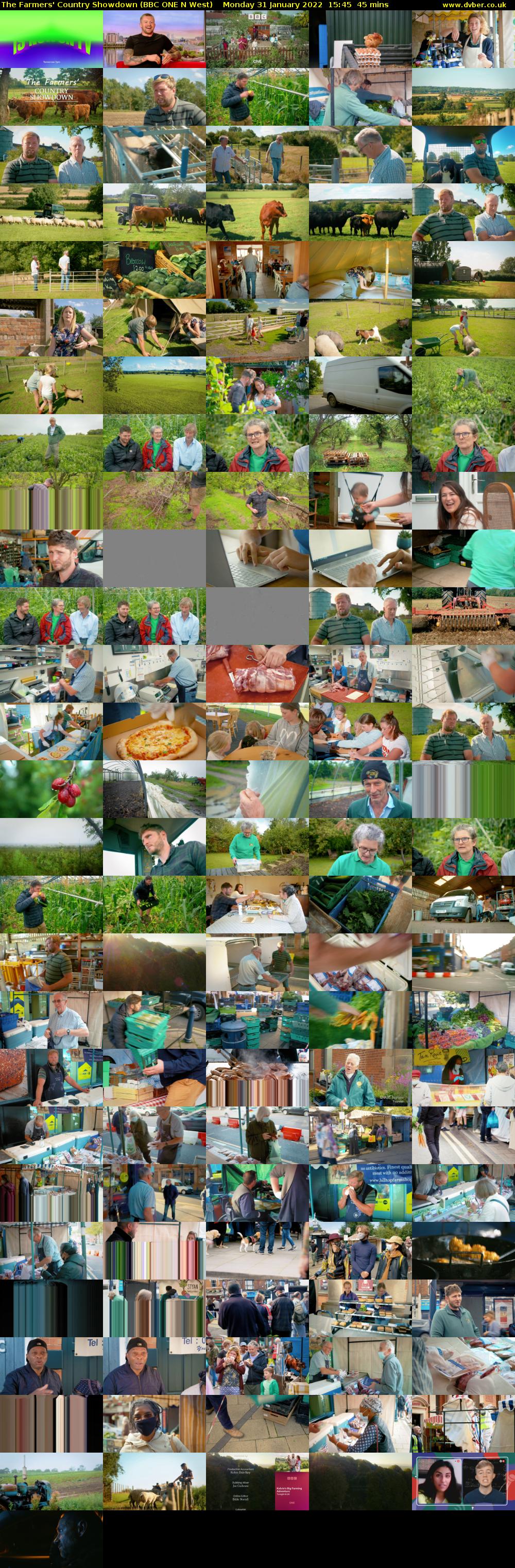 The Farmers' Country Showdown (BBC ONE N West) Monday 31 January 2022 15:45 - 16:30