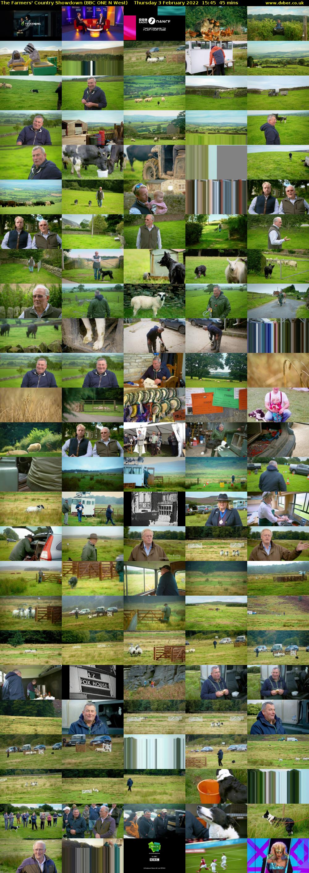 The Farmers' Country Showdown (BBC ONE N West) Thursday 3 February 2022 15:45 - 16:30