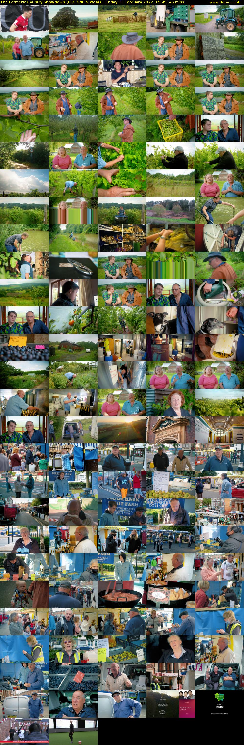 The Farmers' Country Showdown (BBC ONE N West) Friday 11 February 2022 15:45 - 16:30