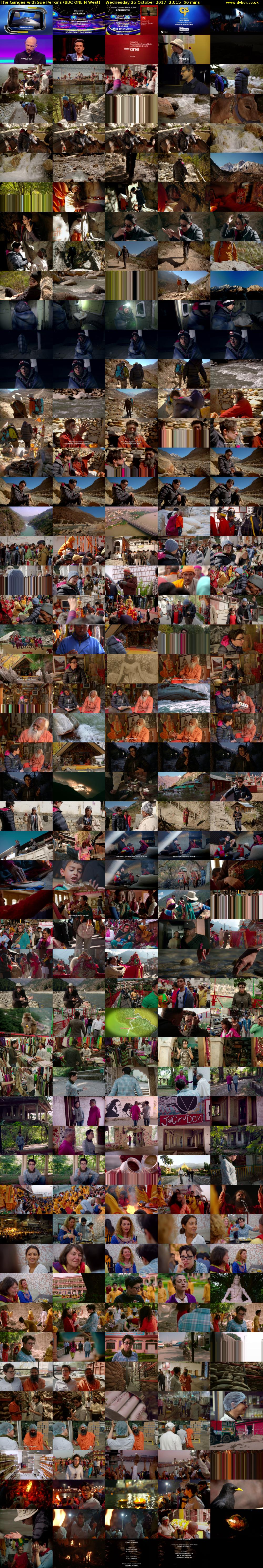 The Ganges with Sue Perkins (BBC ONE N West) Wednesday 25 October 2017 23:15 - 00:15
