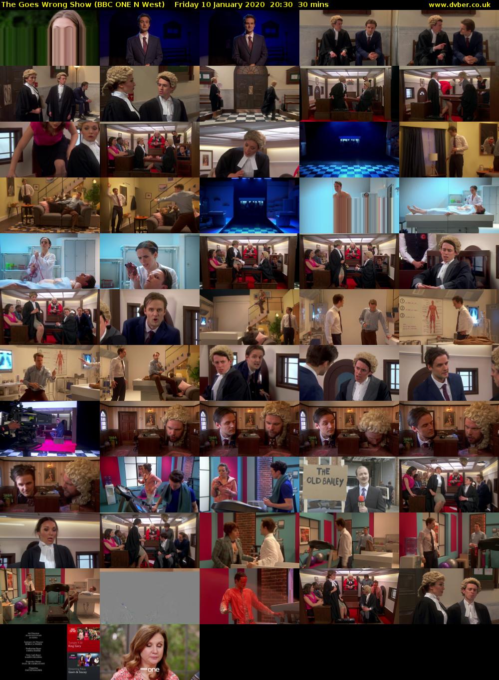 The Goes Wrong Show (BBC ONE N West) Friday 10 January 2020 20:30 - 21:00