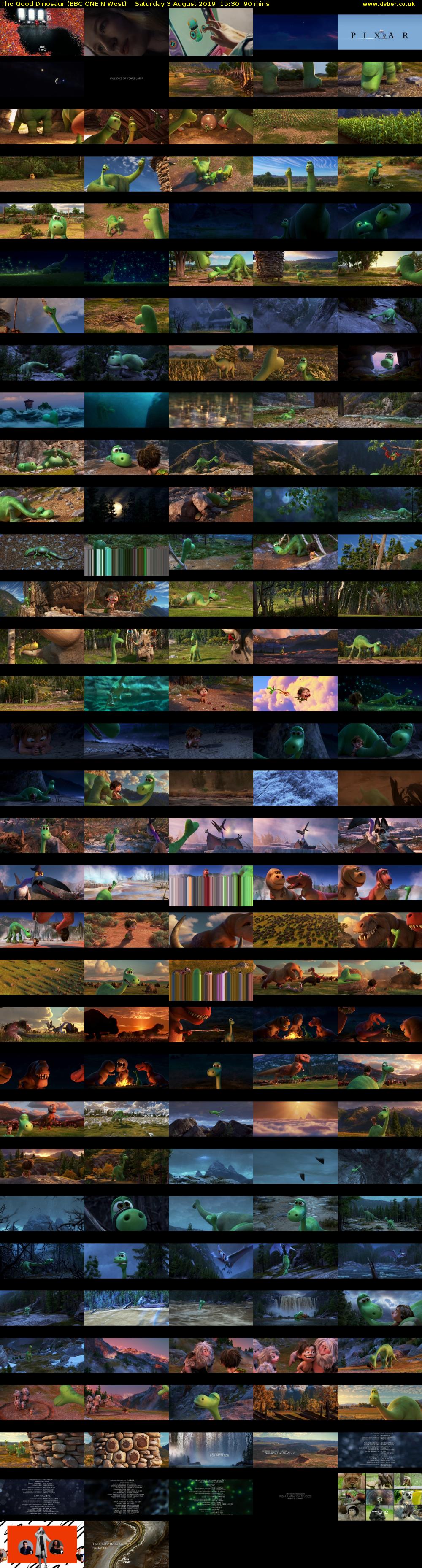 The Good Dinosaur (BBC ONE N West) Saturday 3 August 2019 15:30 - 17:00