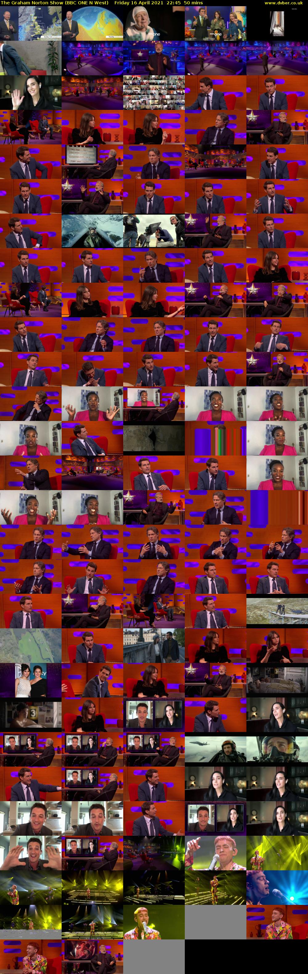 The Graham Norton Show (BBC ONE N West) Friday 16 April 2021 22:45 - 23:35