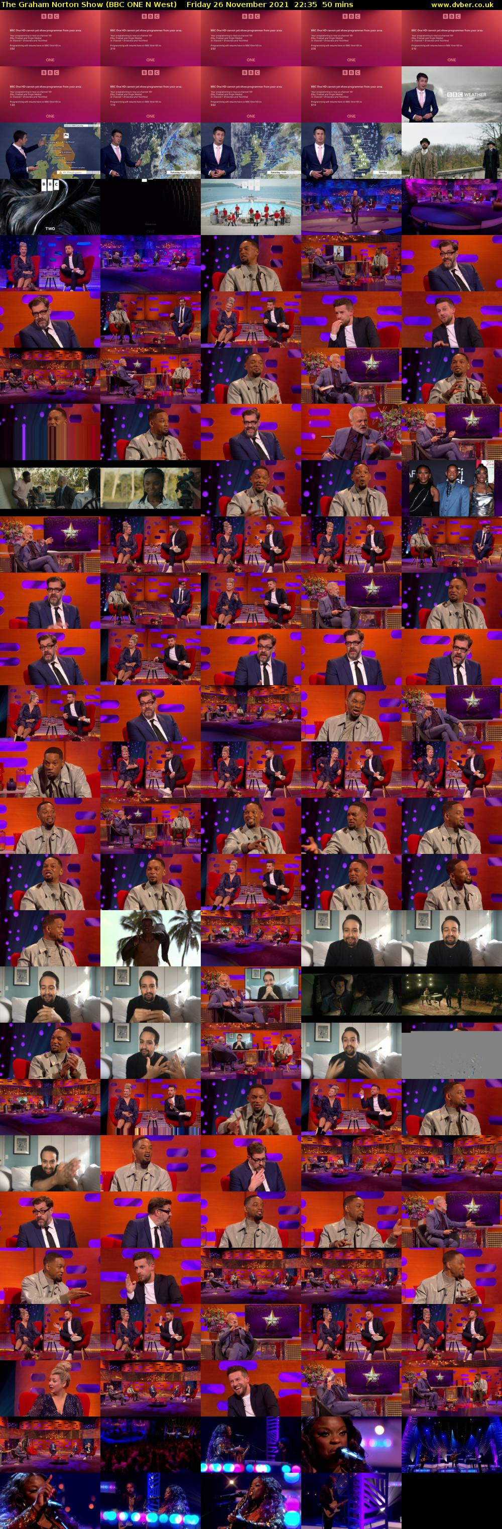 The Graham Norton Show (BBC ONE N West) Friday 26 November 2021 22:35 - 23:25