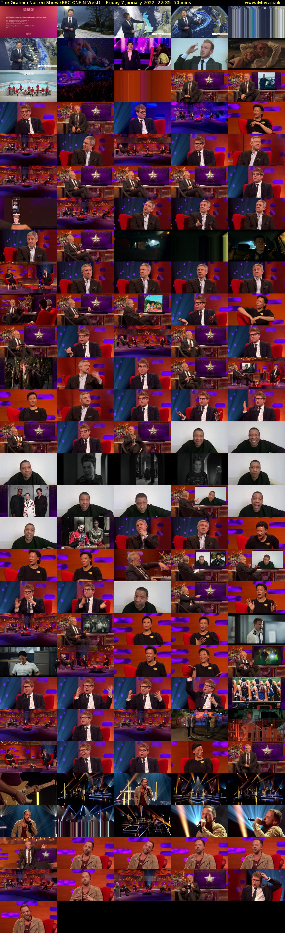 The Graham Norton Show (BBC ONE N West) Friday 7 January 2022 22:35 - 23:25