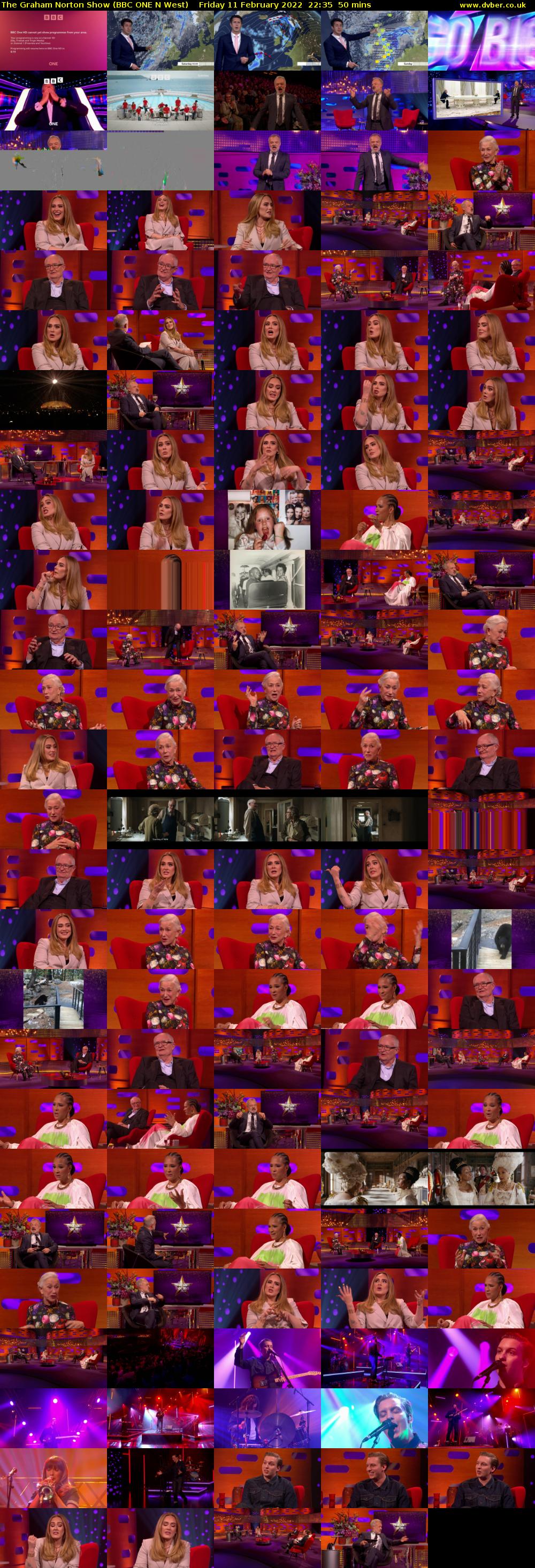 The Graham Norton Show (BBC ONE N West) Friday 11 February 2022 22:35 - 23:25