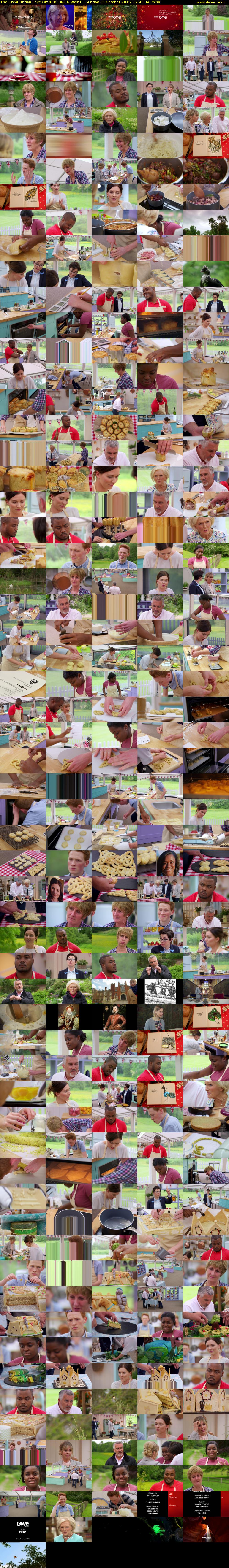 The Great British Bake Off (BBC ONE N West) Sunday 16 October 2016 14:45 - 15:45