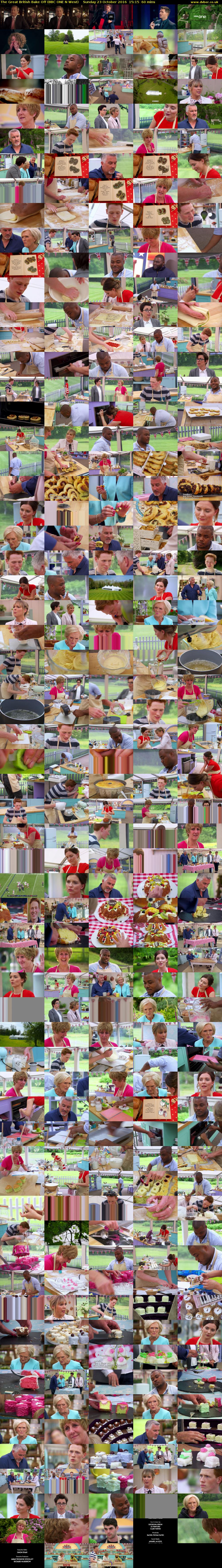 The Great British Bake Off (BBC ONE N West) Sunday 23 October 2016 15:15 - 16:15