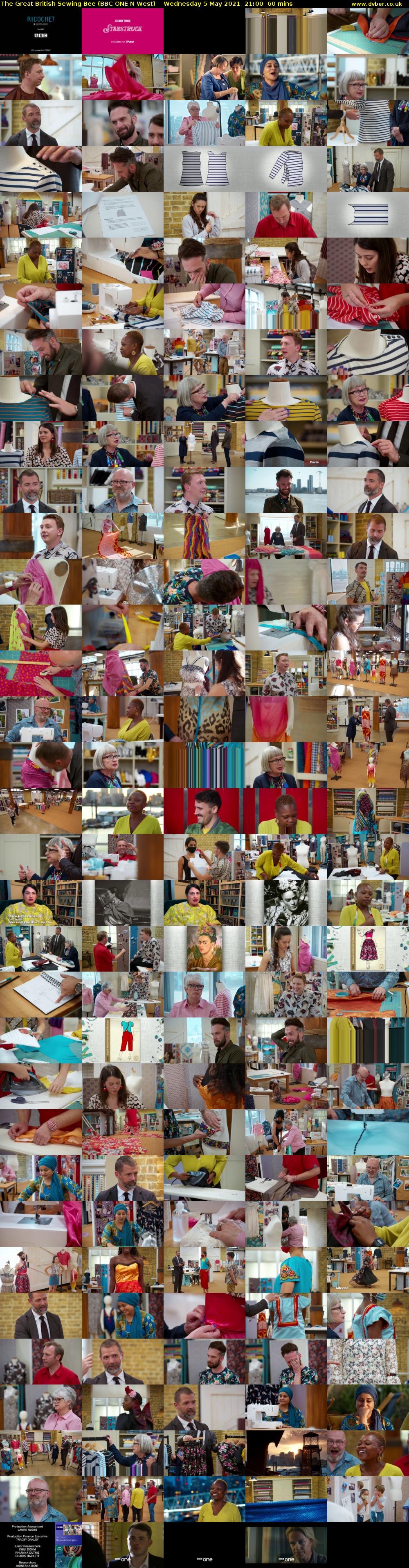 The Great British Sewing Bee (BBC ONE N West) Wednesday 5 May 2021 21:00 - 22:00