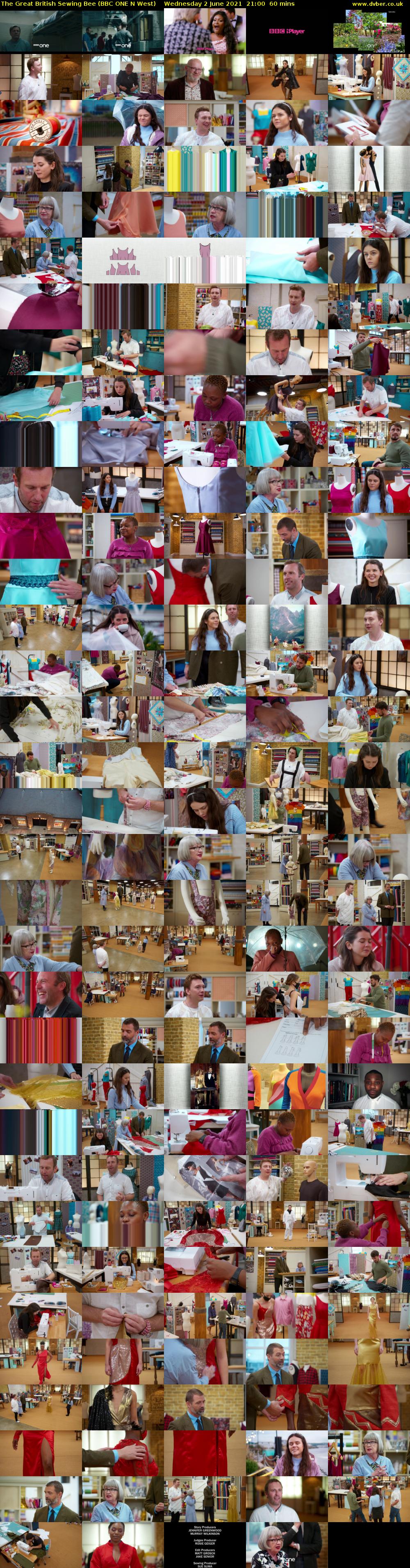The Great British Sewing Bee (BBC ONE N West) Wednesday 2 June 2021 21:00 - 22:00