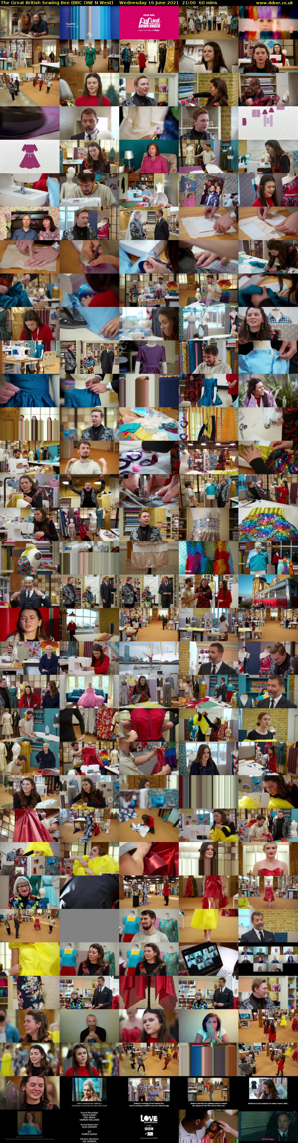 The Great British Sewing Bee (BBC ONE N West) Wednesday 16 June 2021 21:00 - 22:00