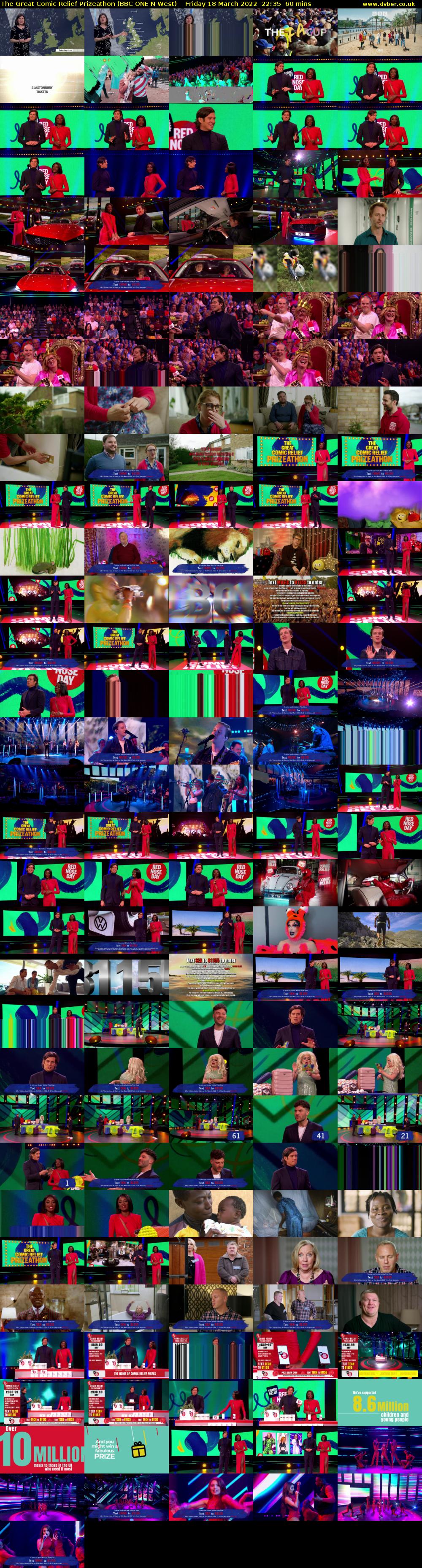 The Great Comic Relief Prizeathon (BBC ONE N West) Friday 18 March 2022 22:35 - 23:35