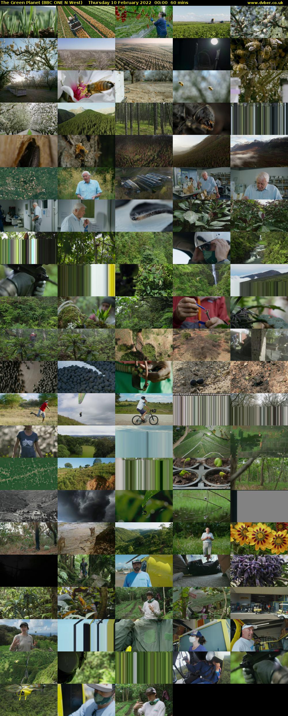 The Green Planet (BBC ONE N West) Thursday 10 February 2022 00:00 - 01:00
