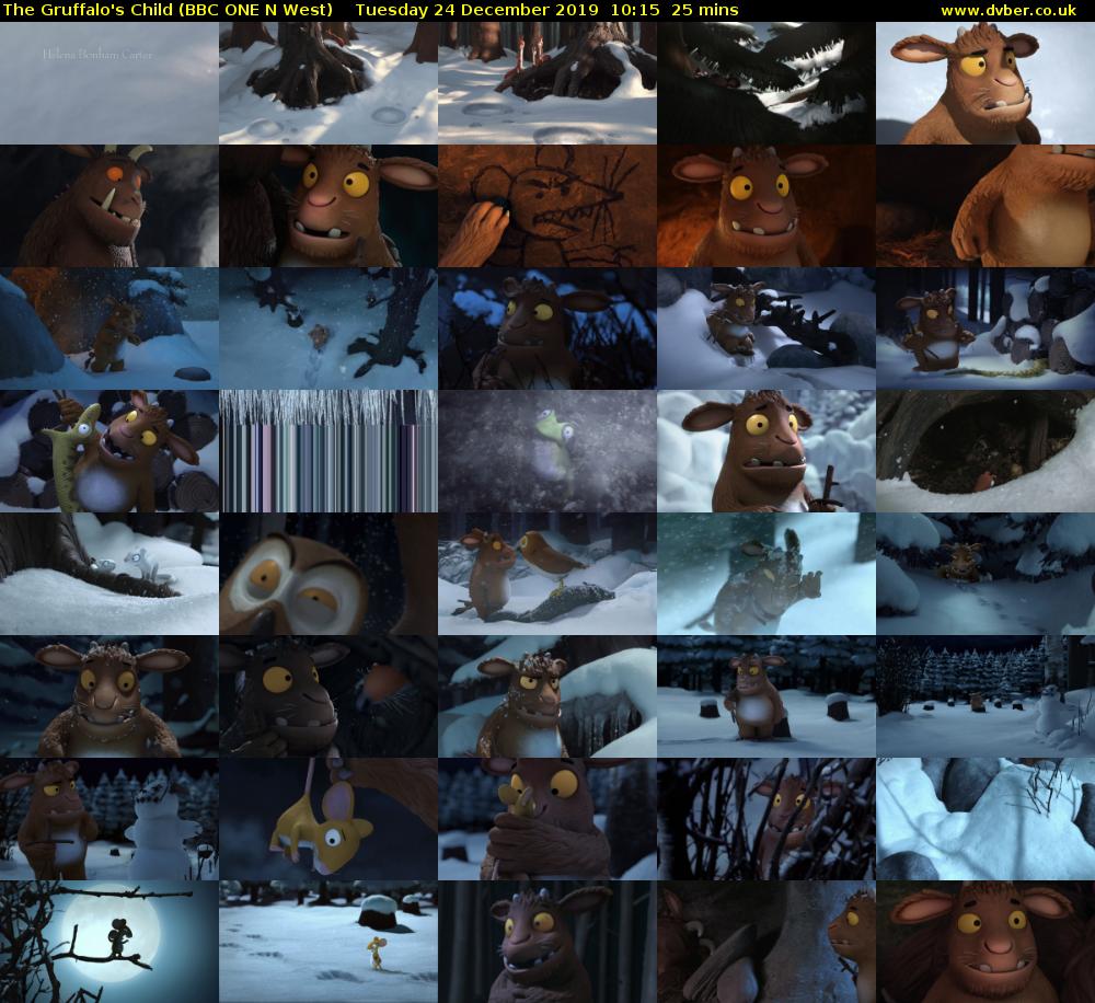 The Gruffalo's Child (BBC ONE N West) Tuesday 24 December 2019 10:15 - 10:40