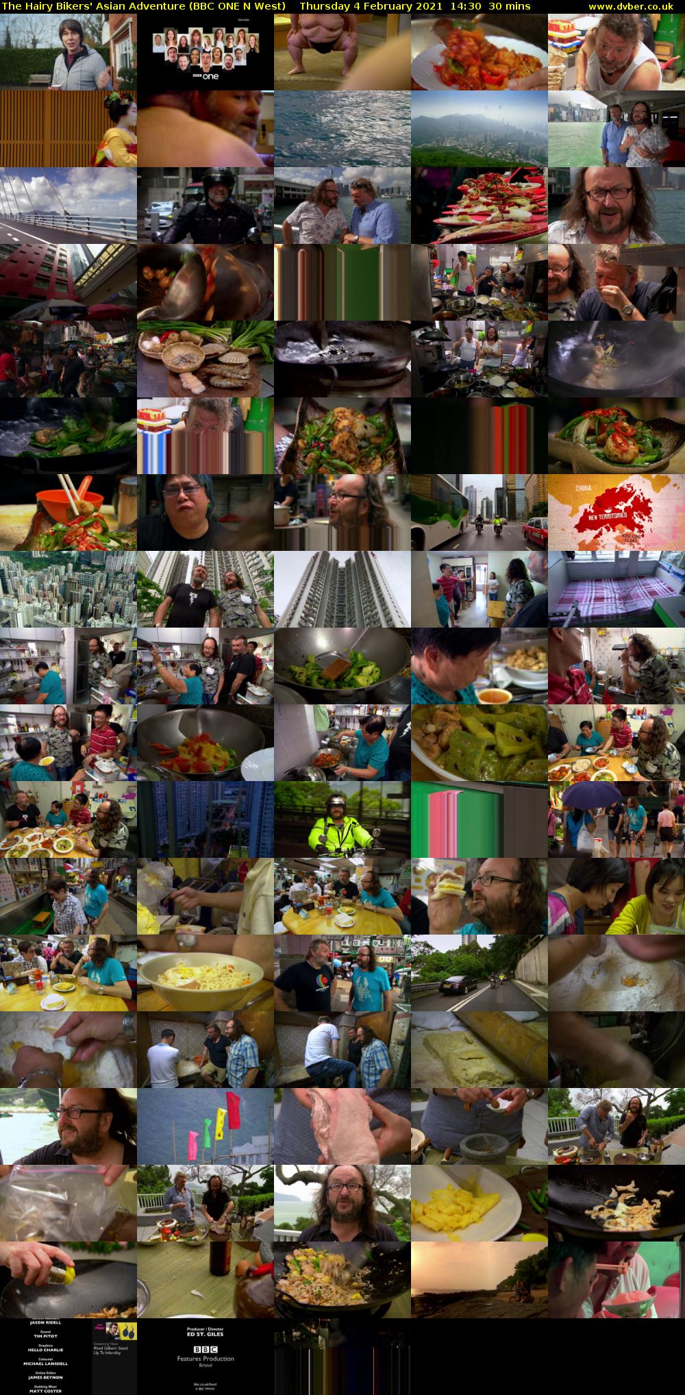 The Hairy Bikers' Asian Adventure (BBC ONE N West) Thursday 4 February 2021 14:30 - 15:00