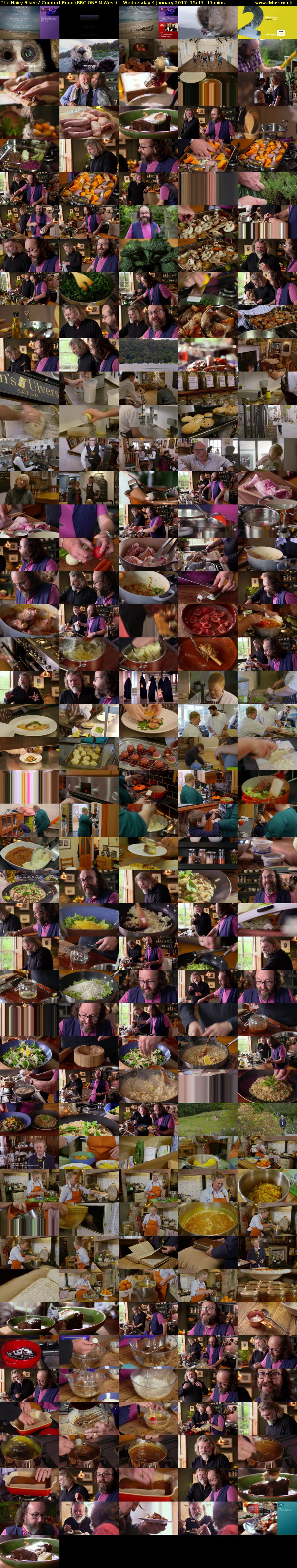 The Hairy Bikers' Comfort Food (BBC ONE N West) Wednesday 4 January 2017 15:45 - 16:30