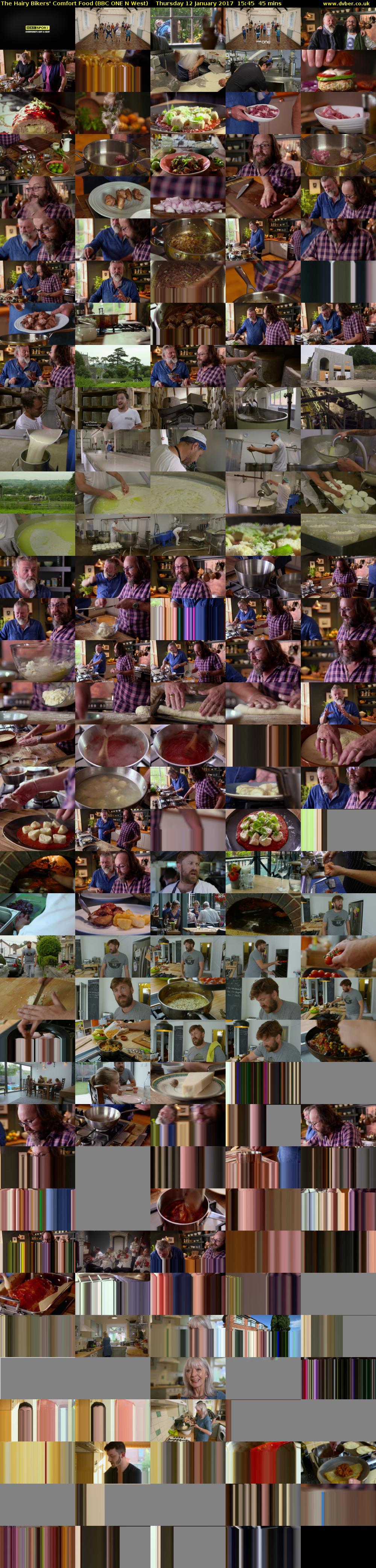 The Hairy Bikers' Comfort Food (BBC ONE N West) Thursday 12 January 2017 15:45 - 16:30