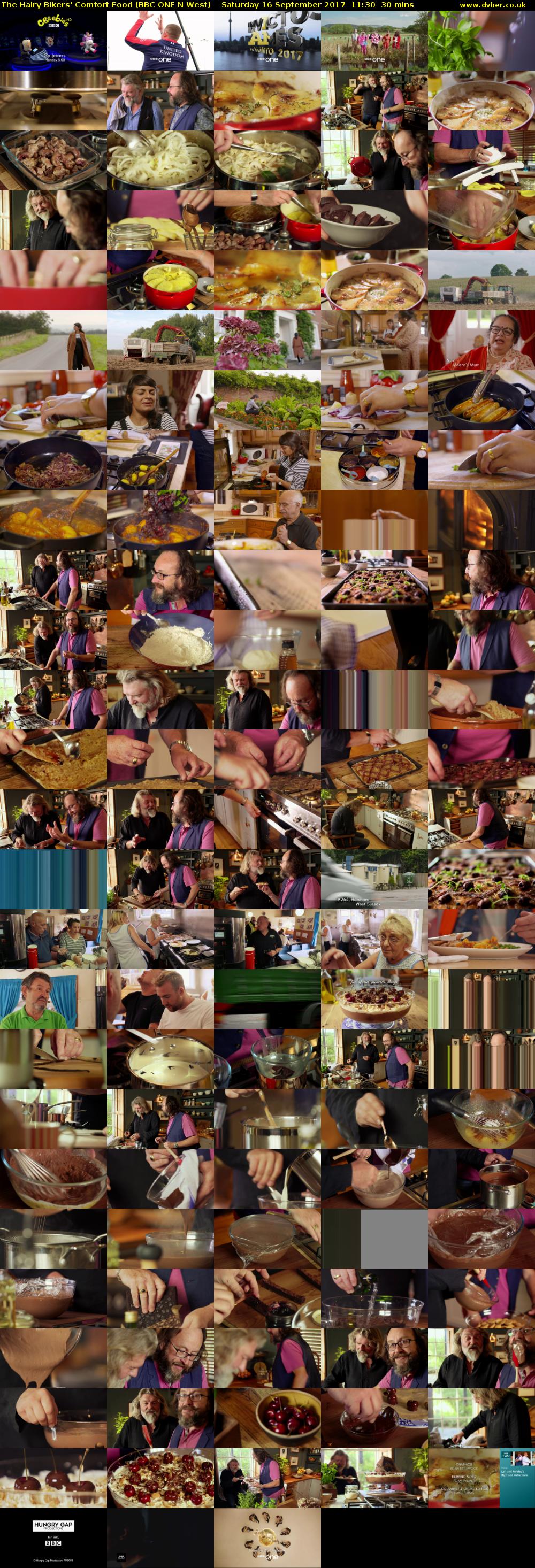 The Hairy Bikers' Comfort Food (BBC ONE N West) Saturday 16 September 2017 11:30 - 12:00