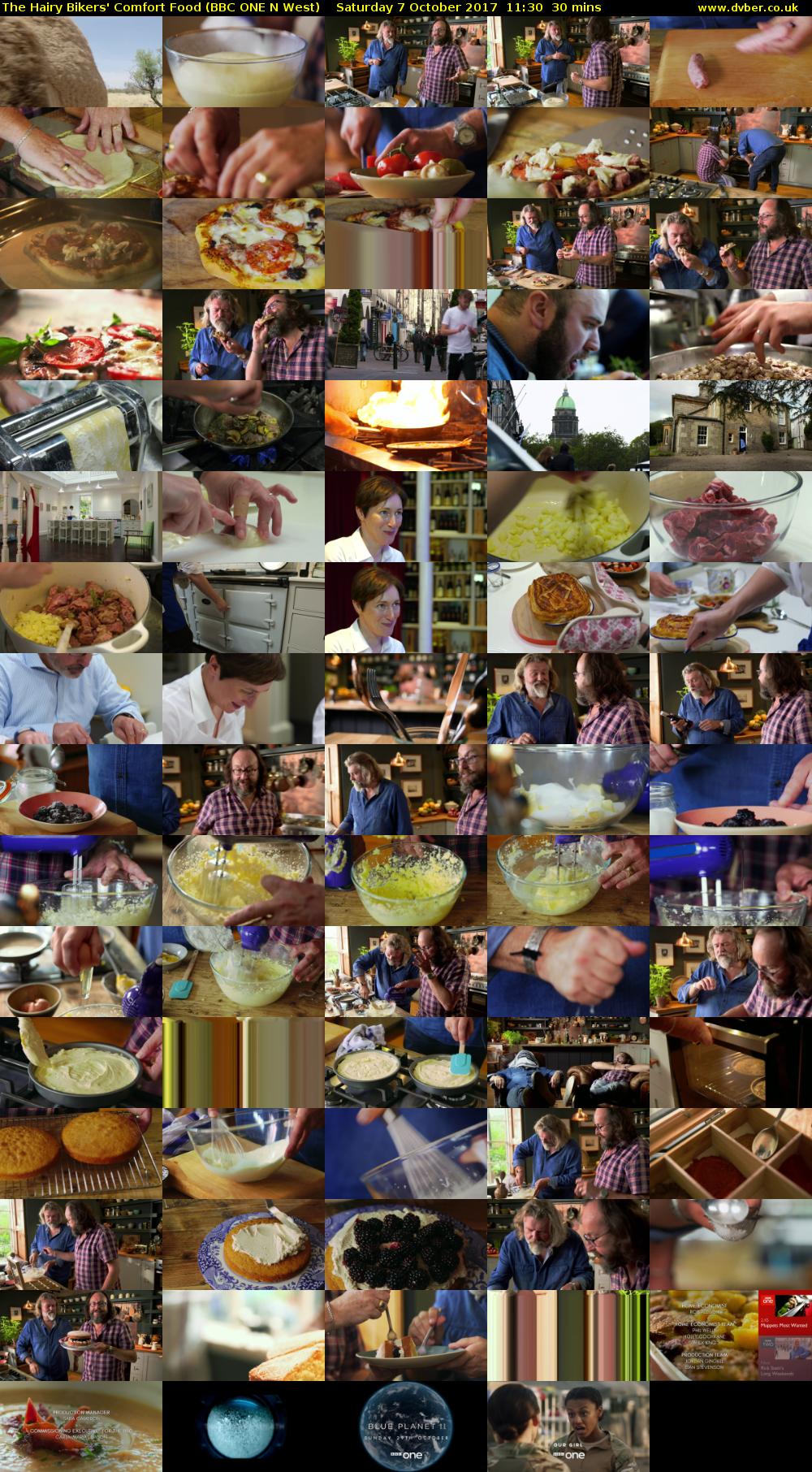 The Hairy Bikers' Comfort Food (BBC ONE N West) Saturday 7 October 2017 11:30 - 12:00