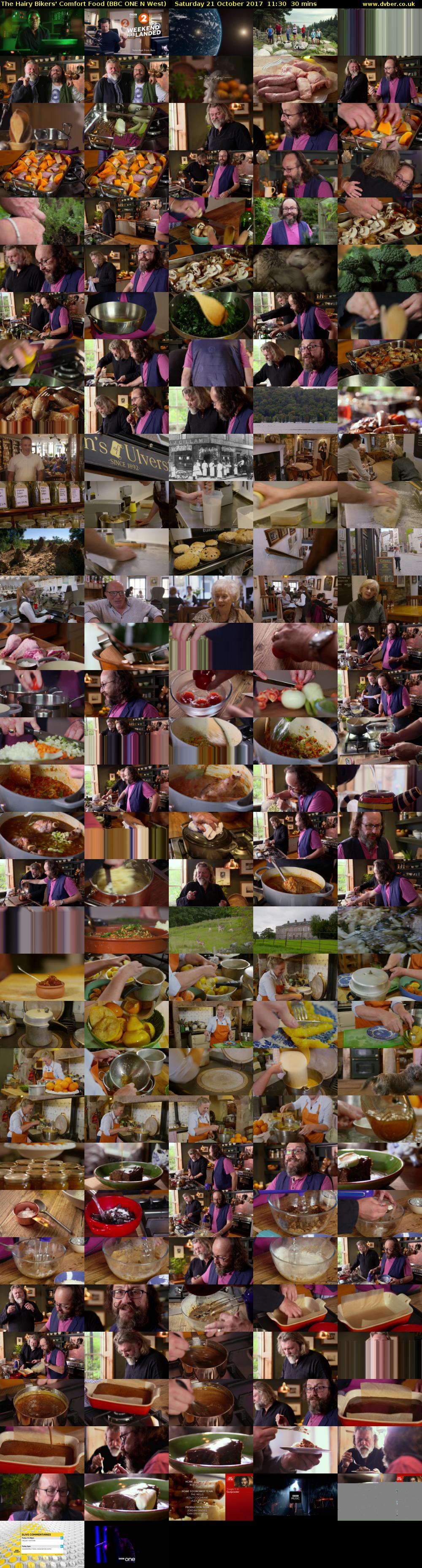 The Hairy Bikers' Comfort Food (BBC ONE N West) Saturday 21 October 2017 11:30 - 12:00