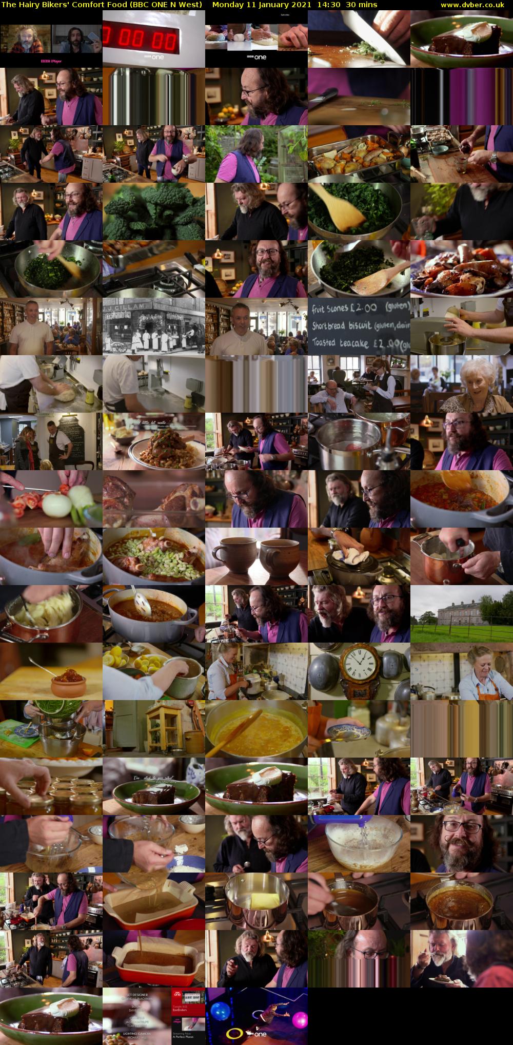 The Hairy Bikers' Comfort Food (BBC ONE N West) Monday 11 January 2021 14:30 - 15:00