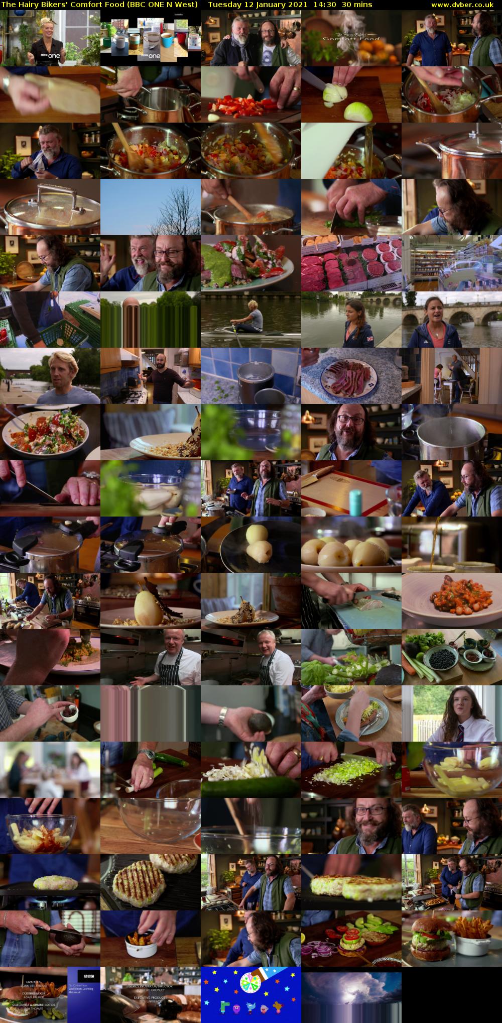 The Hairy Bikers' Comfort Food (BBC ONE N West) Tuesday 12 January 2021 14:30 - 15:00