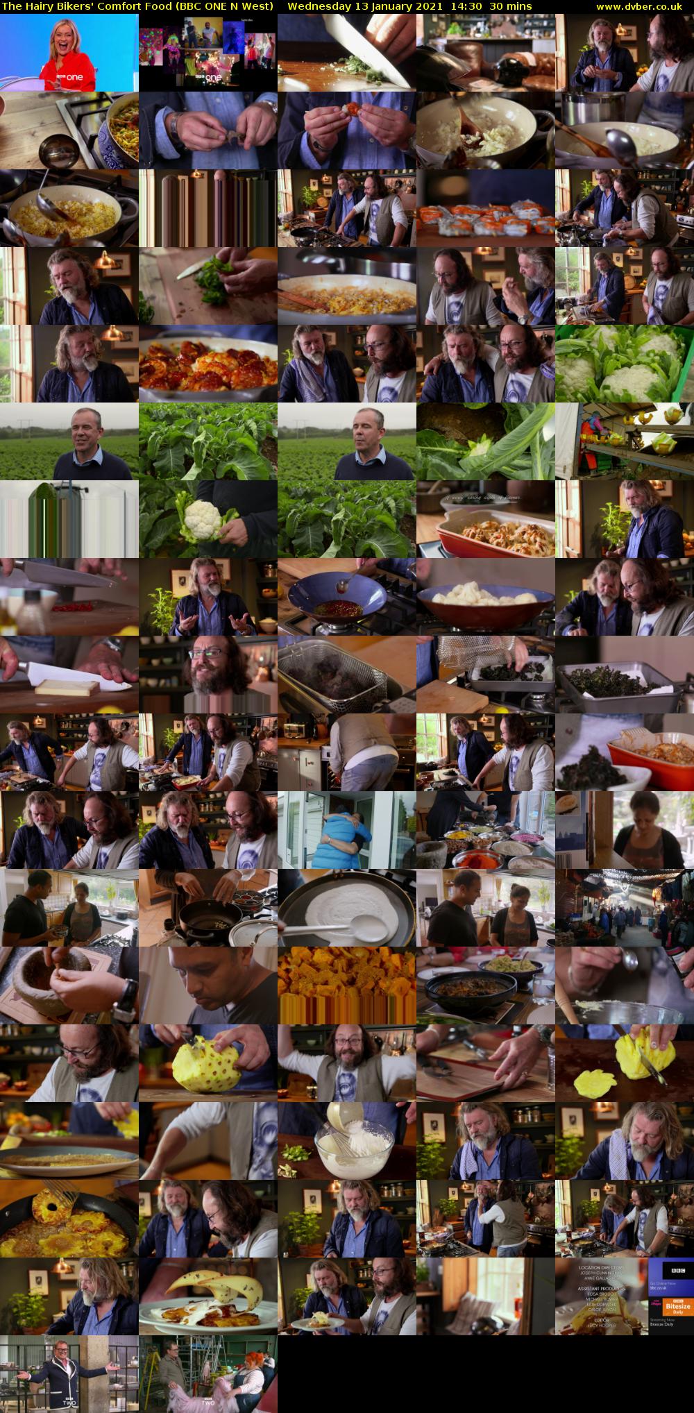 The Hairy Bikers' Comfort Food (BBC ONE N West) Wednesday 13 January 2021 14:30 - 15:00