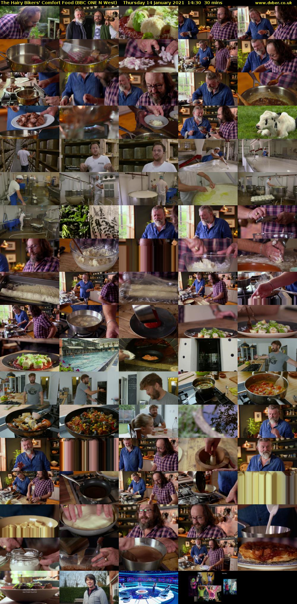 The Hairy Bikers' Comfort Food (BBC ONE N West) Thursday 14 January 2021 14:30 - 15:00