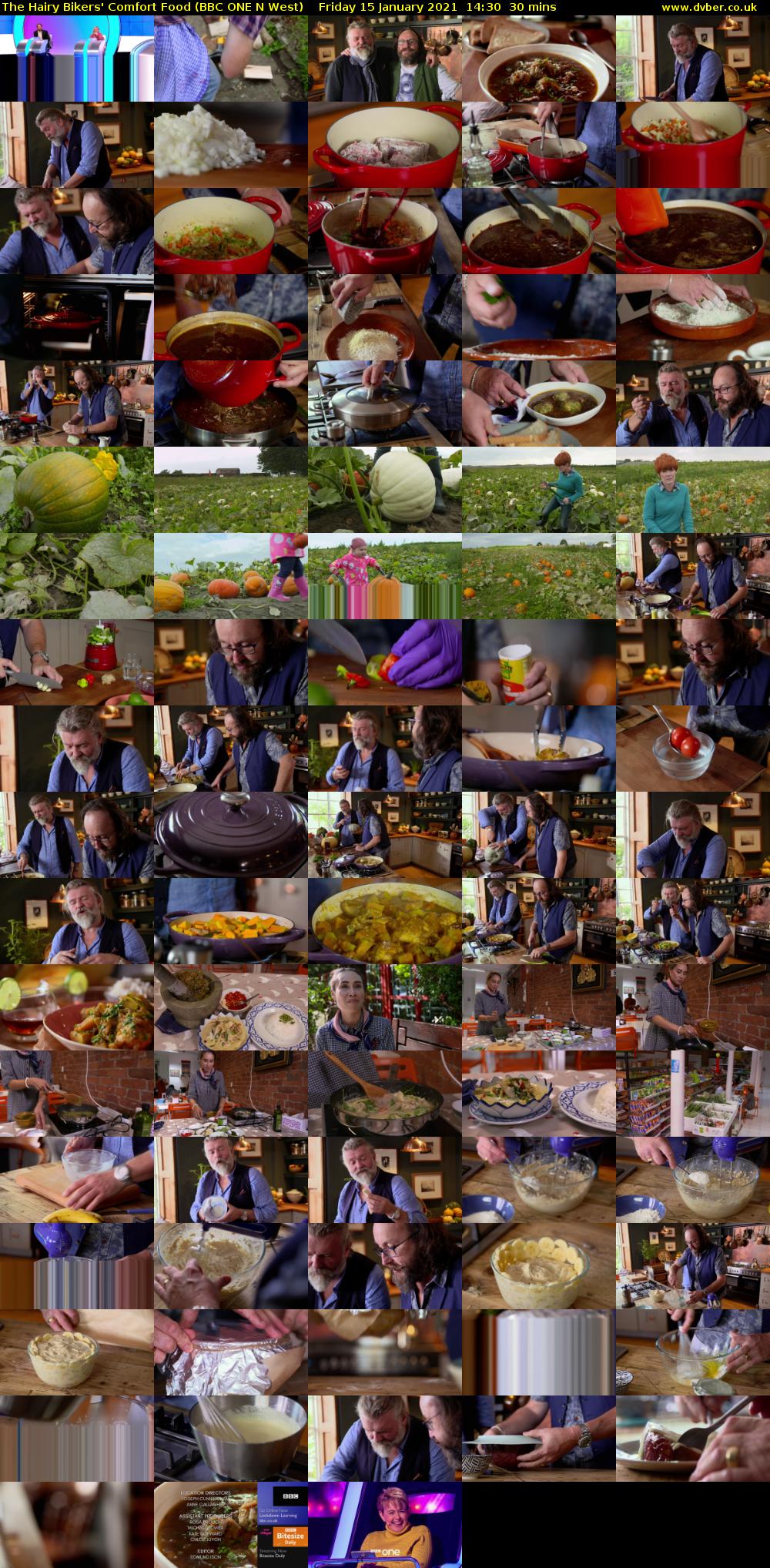 The Hairy Bikers' Comfort Food (BBC ONE N West) Friday 15 January 2021 14:30 - 15:00