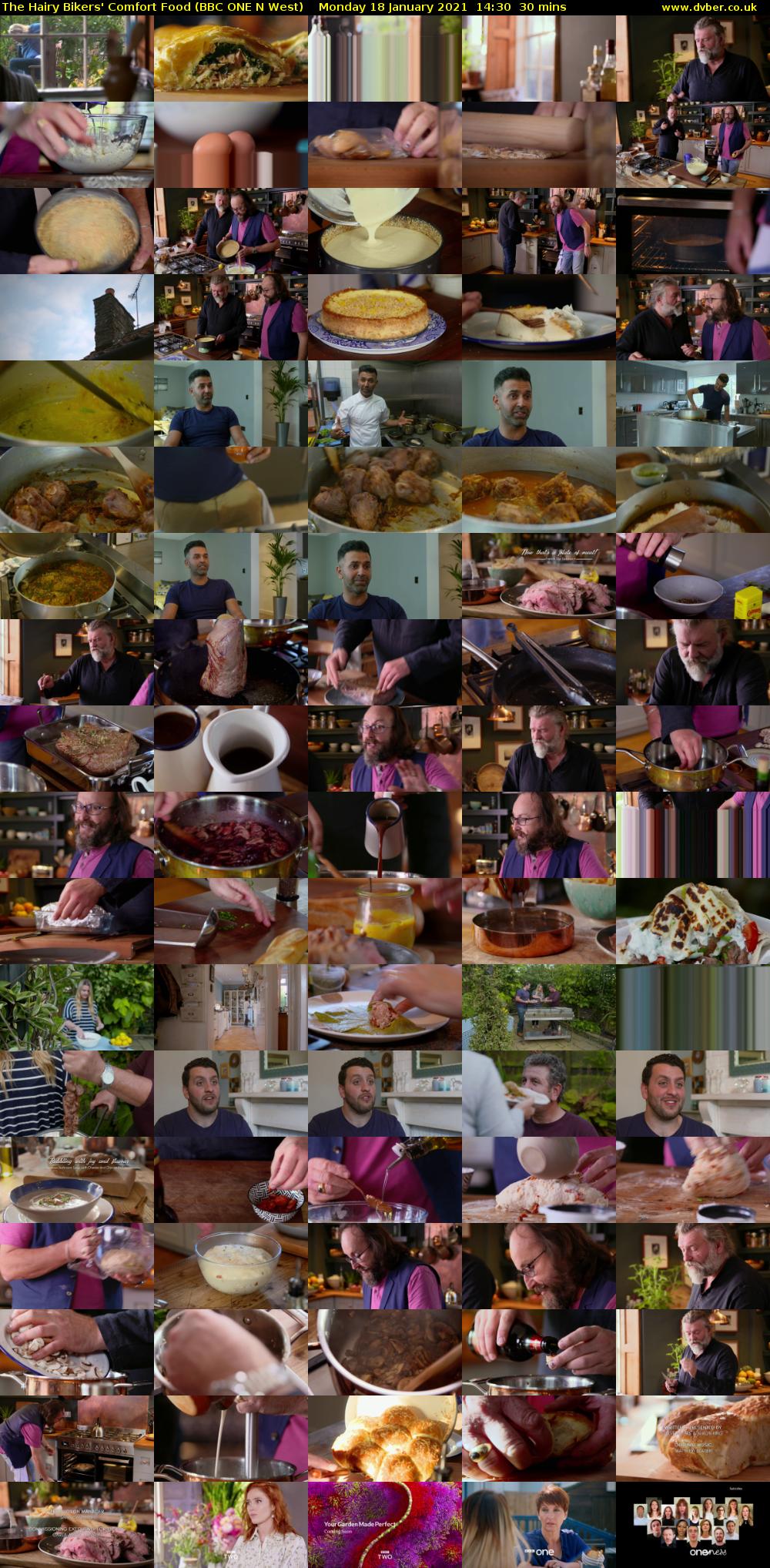 The Hairy Bikers' Comfort Food (BBC ONE N West) Monday 18 January 2021 14:30 - 15:00