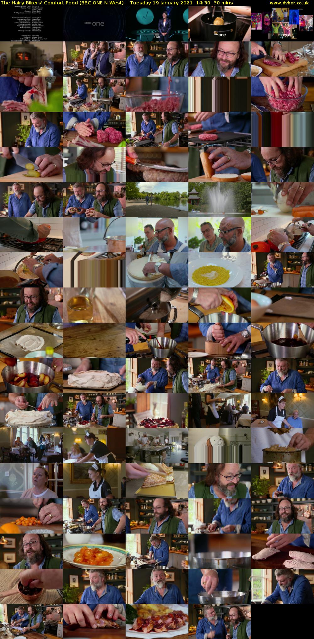 The Hairy Bikers' Comfort Food (BBC ONE N West) Tuesday 19 January 2021 14:30 - 15:00