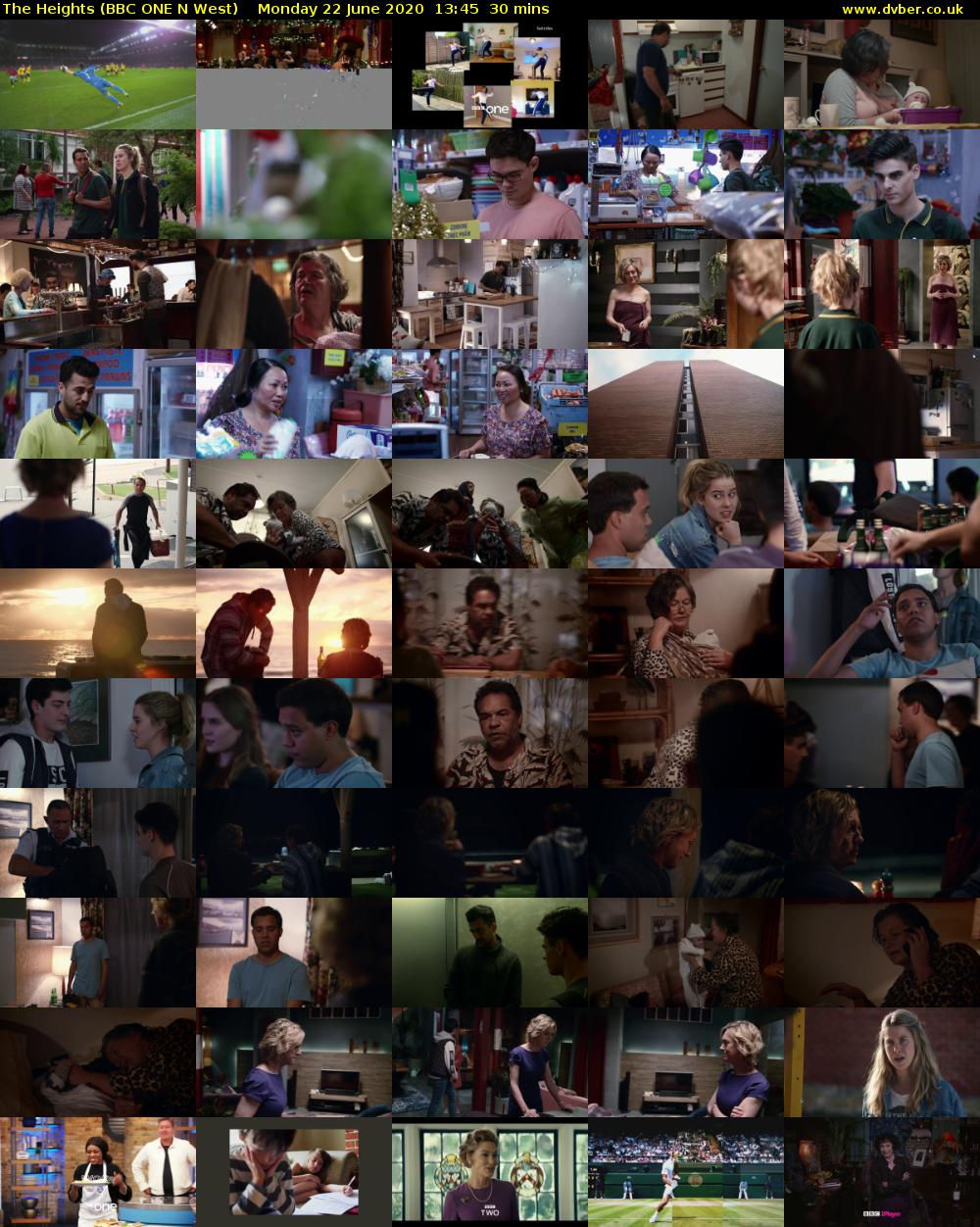 The Heights (BBC ONE N West) Monday 22 June 2020 13:45 - 14:15