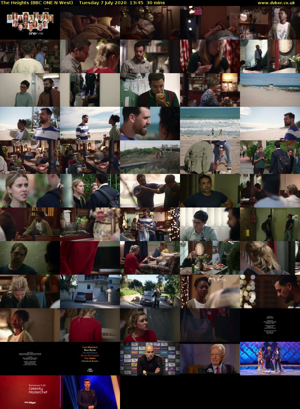 The Heights (BBC ONE N West) Tuesday 7 July 2020 13:45 - 14:15
