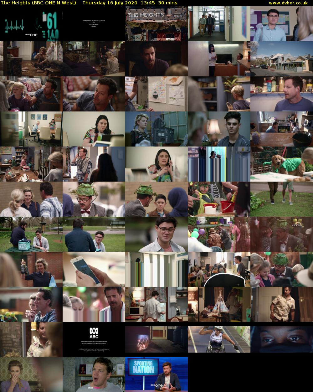 The Heights (BBC ONE N West) Thursday 16 July 2020 13:45 - 14:15