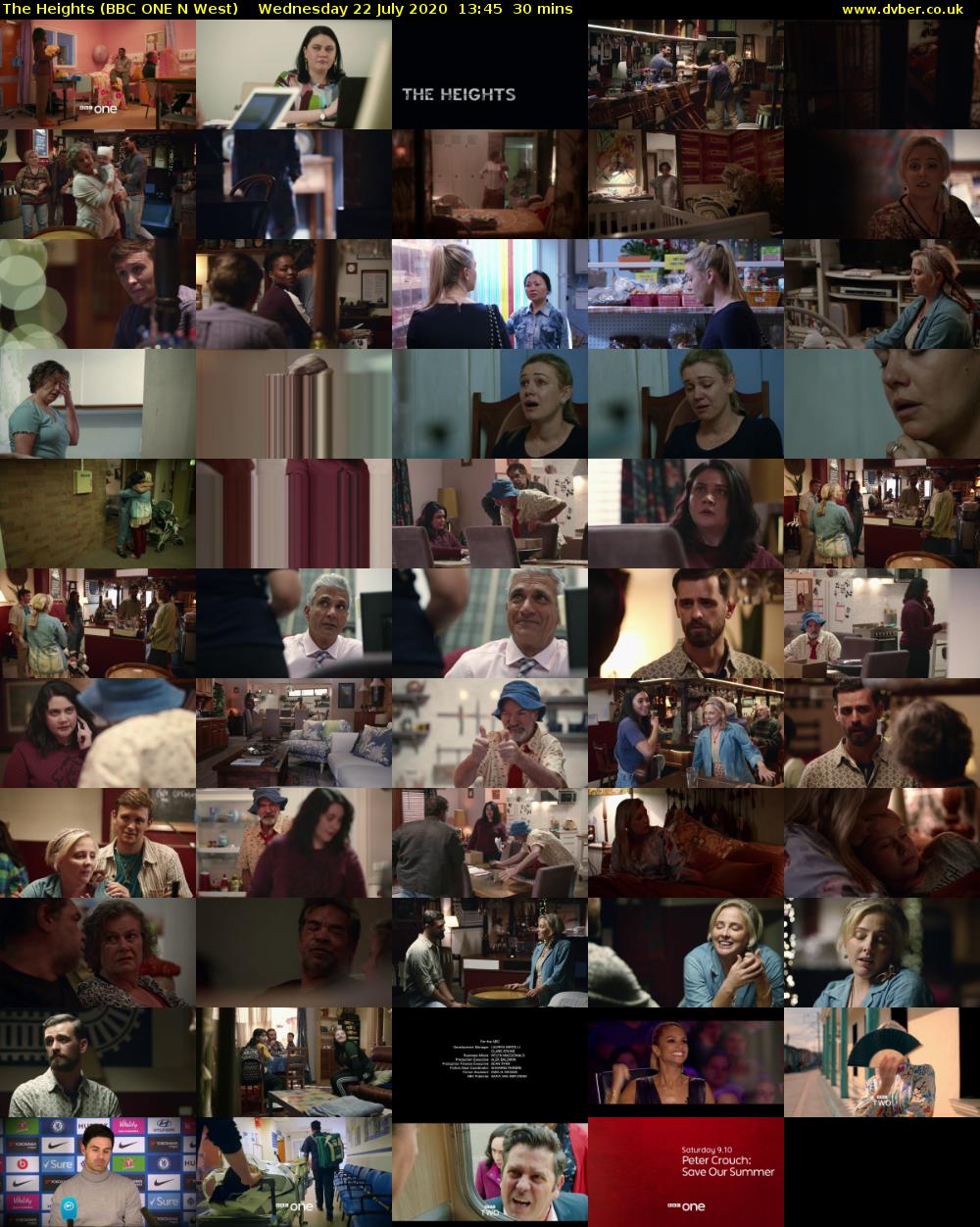 The Heights (BBC ONE N West) Wednesday 22 July 2020 13:45 - 14:15