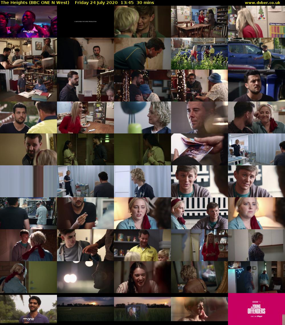 The Heights (BBC ONE N West) Friday 24 July 2020 13:45 - 14:15