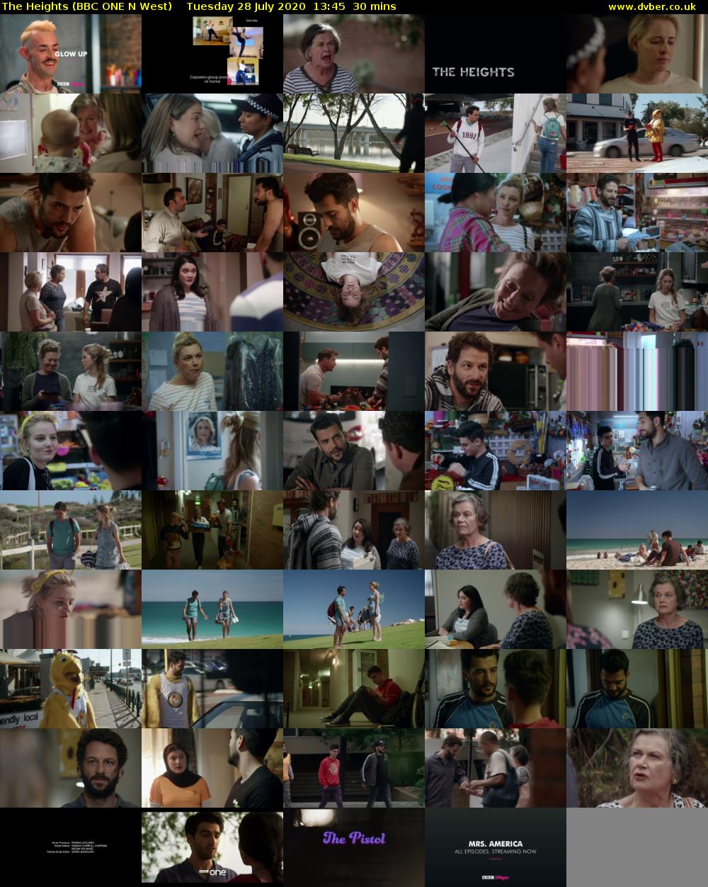 The Heights (BBC ONE N West) Tuesday 28 July 2020 13:45 - 14:15