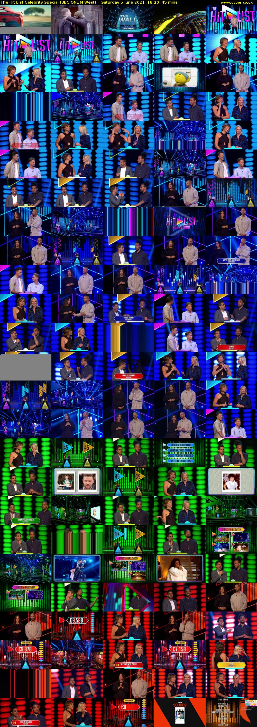 The Hit List Celebrity Special (BBC ONE N West) Saturday 5 June 2021 18:20 - 19:05