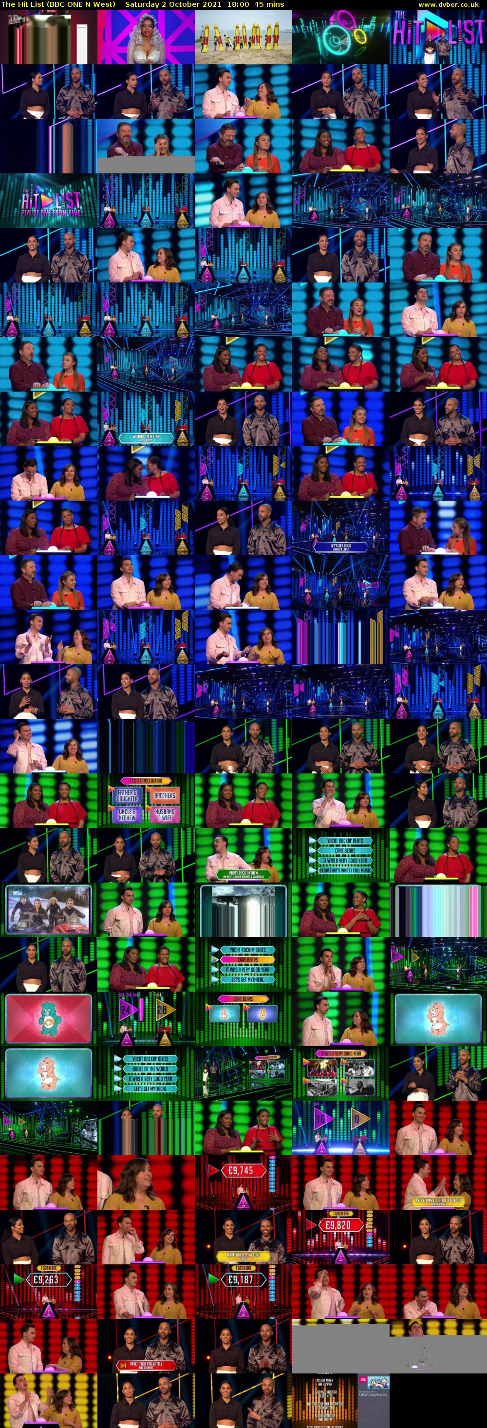 The Hit List (BBC ONE N West) Saturday 2 October 2021 18:00 - 18:45