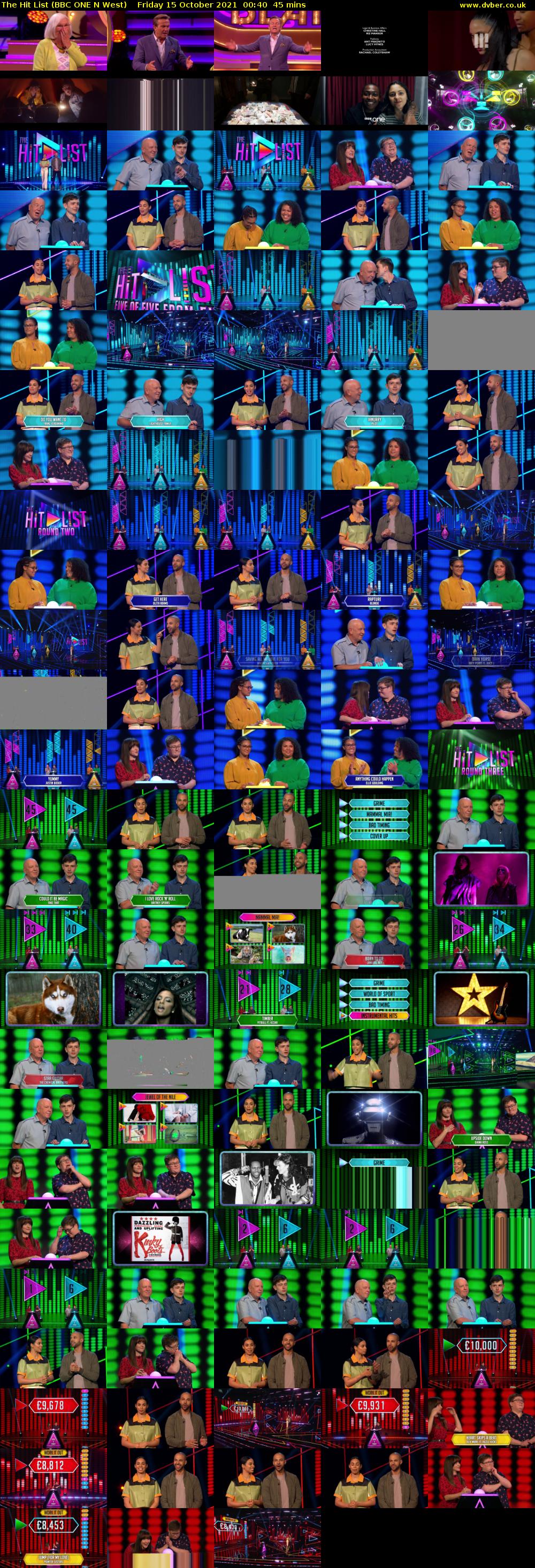 The Hit List (BBC ONE N West) Friday 15 October 2021 00:40 - 01:25