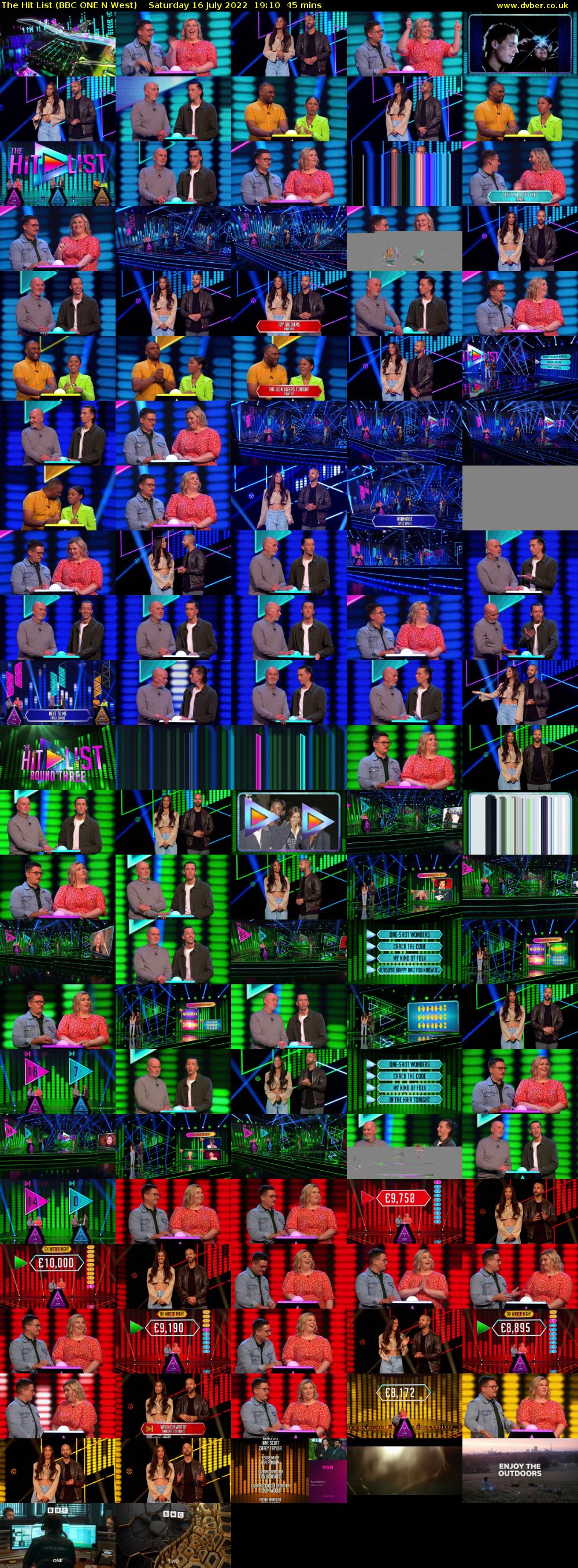 The Hit List (BBC ONE N West) Saturday 16 July 2022 19:10 - 19:55