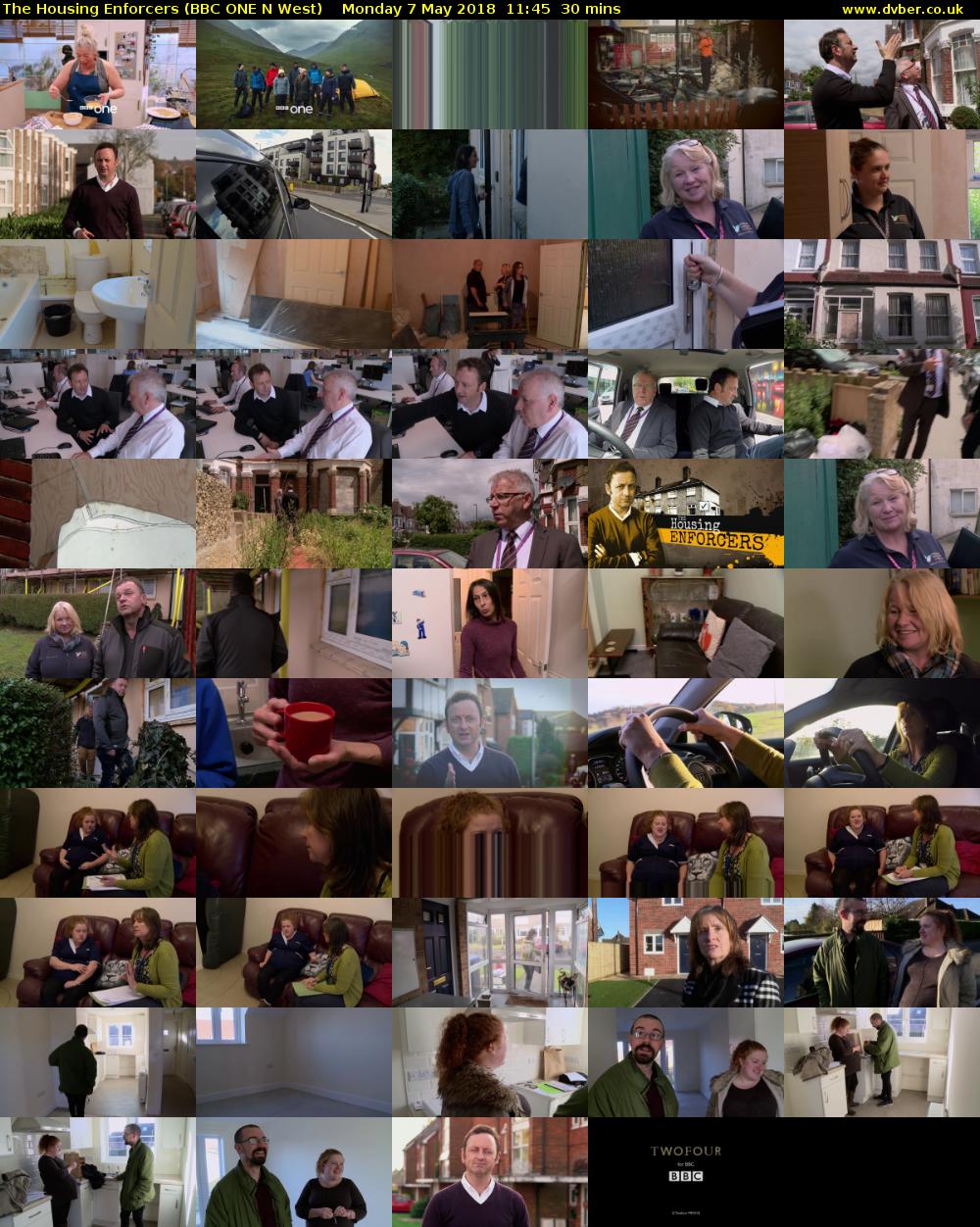 The Housing Enforcers (BBC ONE N West) Monday 7 May 2018 11:45 - 12:15