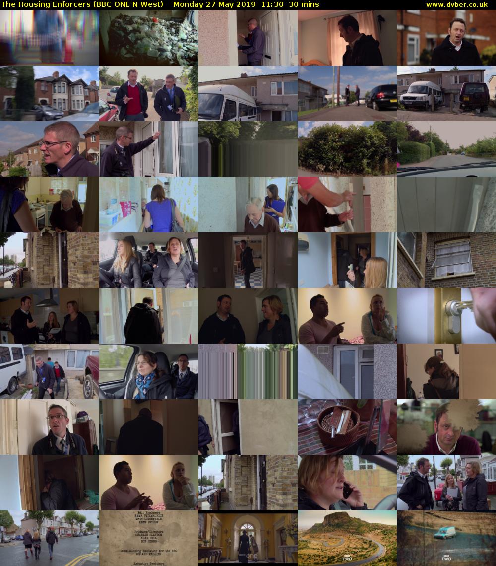 The Housing Enforcers (BBC ONE N West) Monday 27 May 2019 11:30 - 12:00