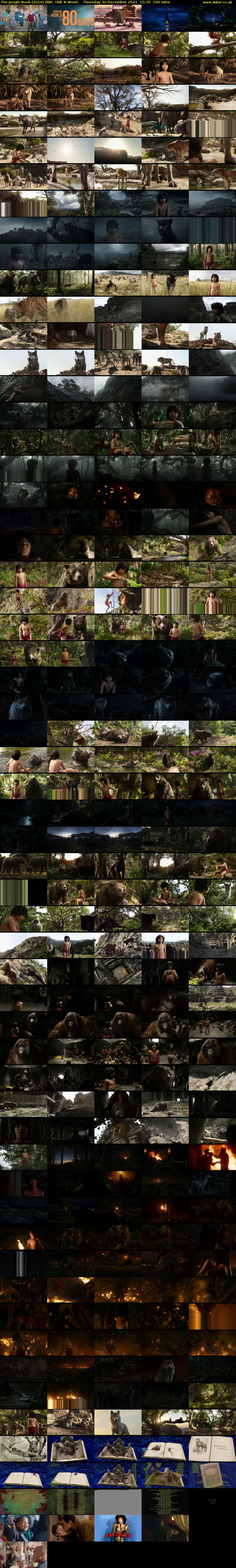The Jungle Book (2016) (BBC ONE N West) Thursday 30 December 2021 15:35 - 17:15
