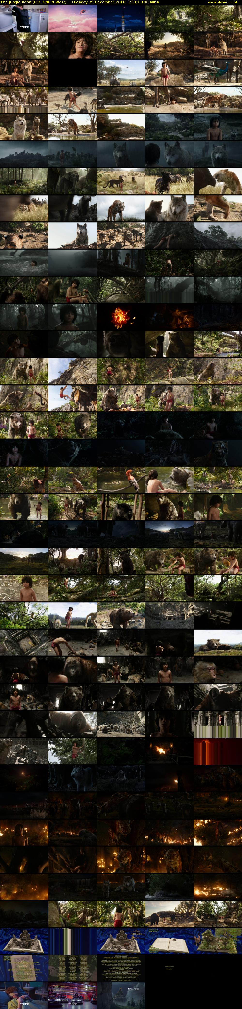 The Jungle Book (BBC ONE N West) Tuesday 25 December 2018 15:10 - 16:50