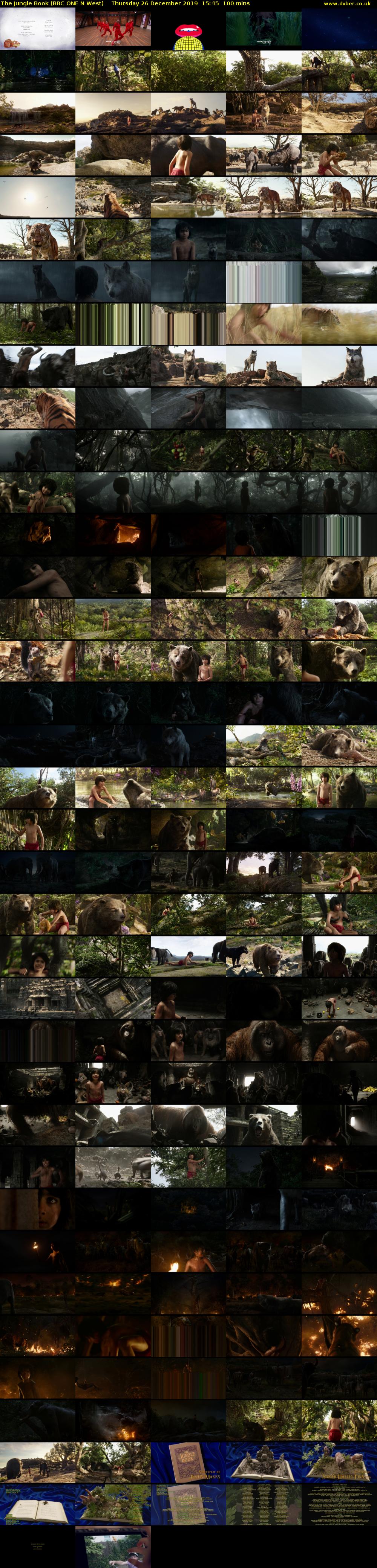 The Jungle Book (BBC ONE N West) Thursday 26 December 2019 15:45 - 17:25