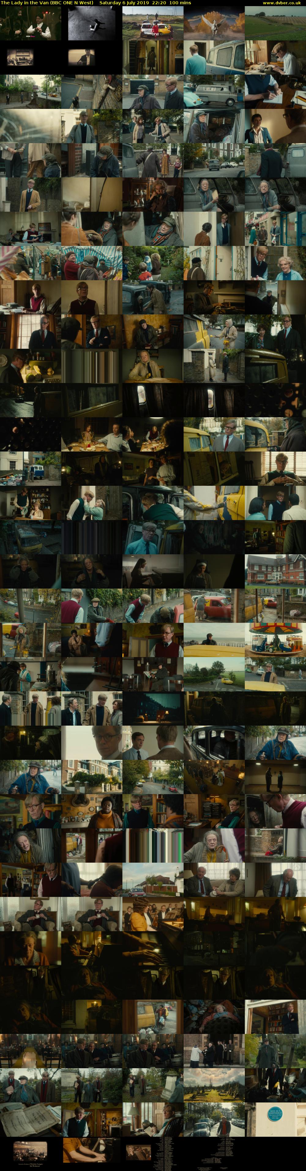 The Lady in the Van (BBC ONE N West) Saturday 6 July 2019 22:20 - 00:00