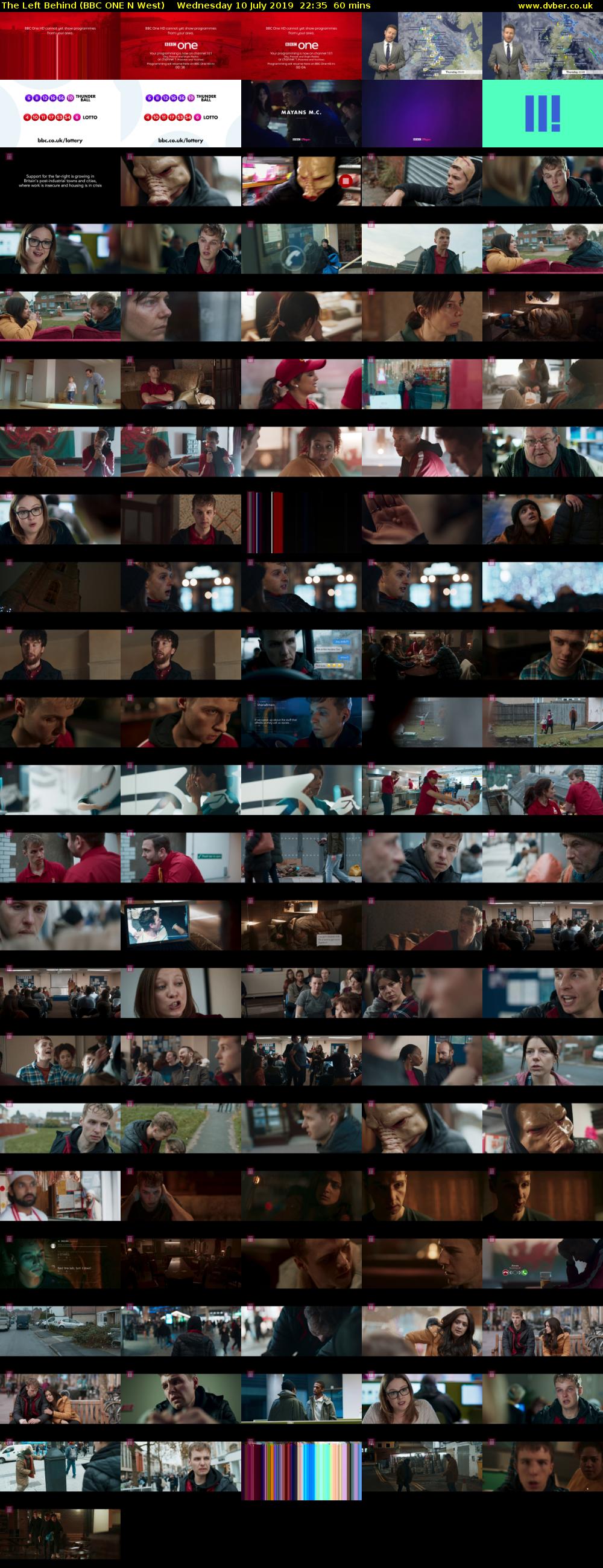 The Left Behind (BBC ONE N West) Wednesday 10 July 2019 22:35 - 23:35